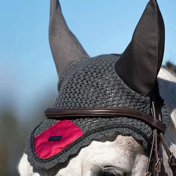 Equestrian Stockholm Ear Bonnet Wild Rose 4 Equestrian Stockholm Ear Bonnet Wild Rose - Image 2