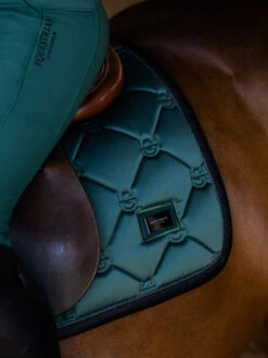 Equestrian Stockholm Jump Saddle Pad Sycamore Green -Equestrian Supply Store 11sycamore green jumping saddle pad hoppschabrak springschabrack spring zadeldekje hov