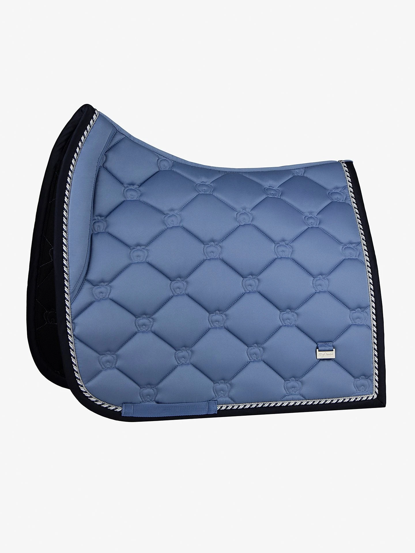 PS Of Sweden Monogram Dressage Saddle Pad Light Blue 3 PS Of Sweden Monogram Dressage Saddle Pad Light Blue