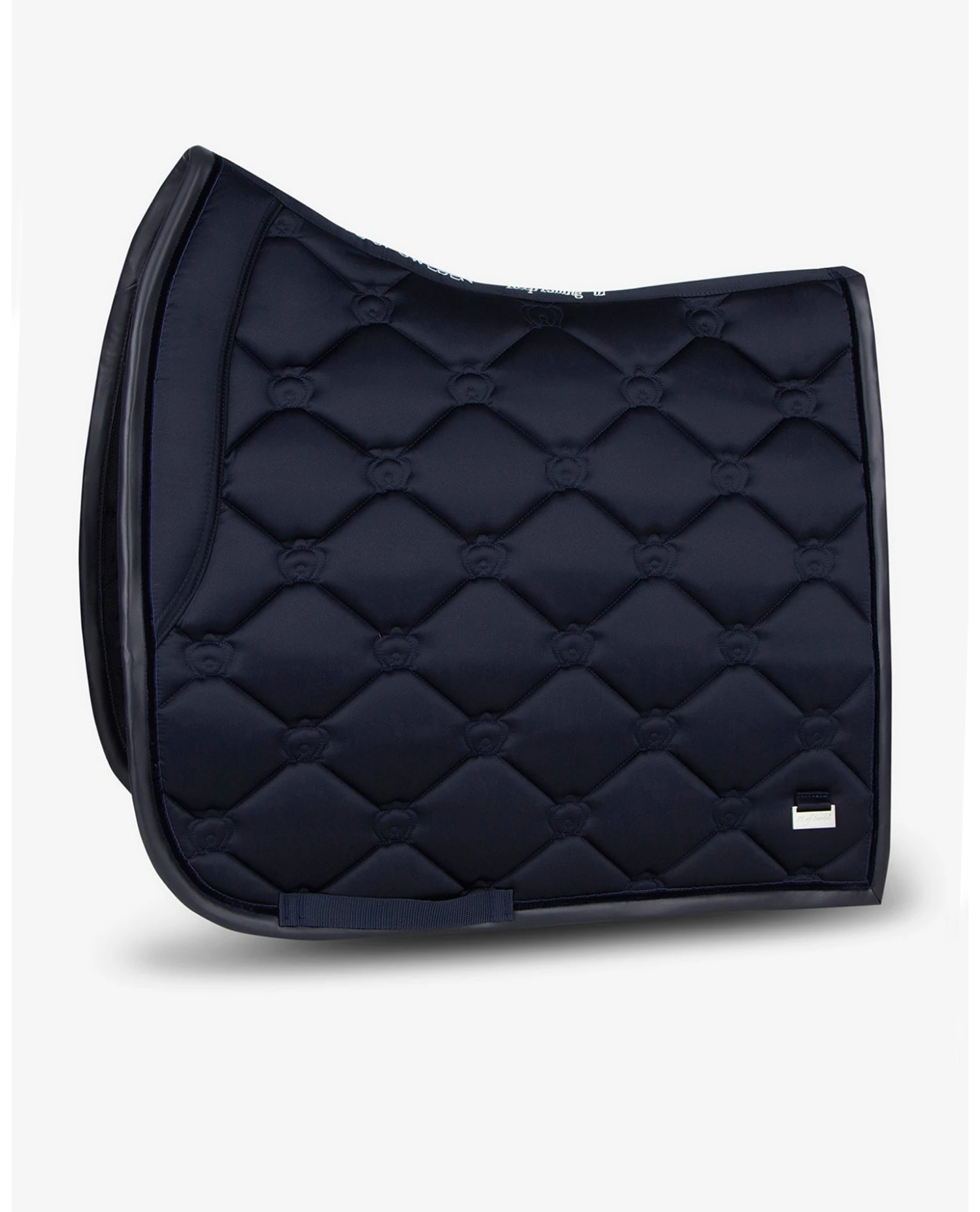 PS Of Sweden Monogram Dressage Saddle Pad Navy 4 PS Of Sweden Monogram Dressage Saddle Pad Navy - Image 2