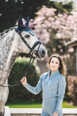 PS Of Sweden Bow Ear Bonnet Aqua 7 PS Of Sweden Bow Ear Bonnet Aqua -Equestrian Supply Store 1 4805