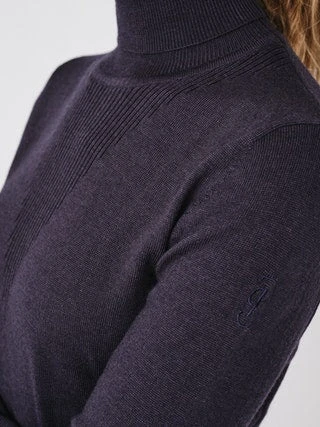PS Of Sweden Tara Fine Knit Sweater Navy 4 PS Of Sweden Tara Fine Knit Sweater Navy - Image 2