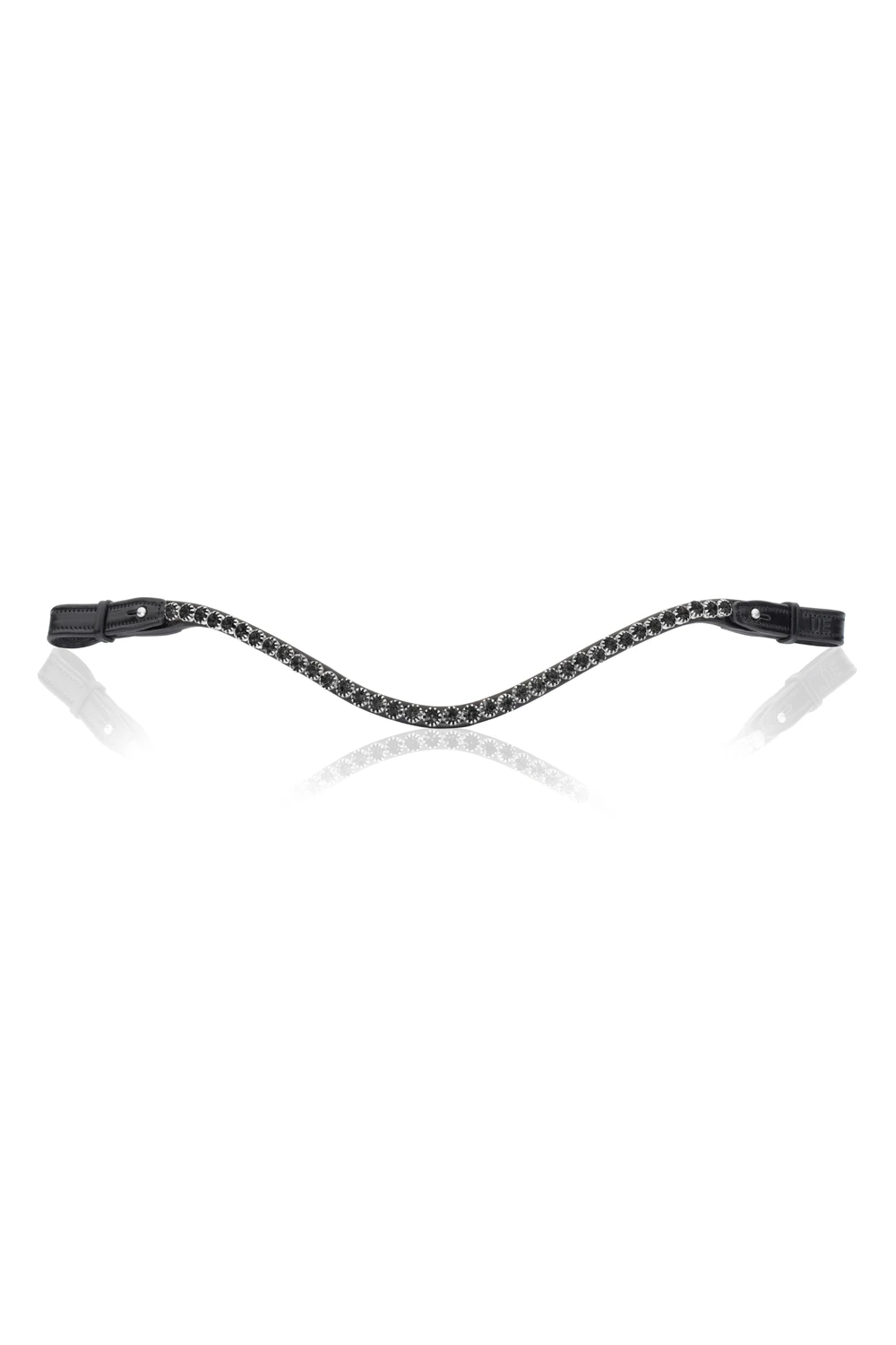 Utzon Equestrian Elegant Browband Ebony 3 Utzon Equestrian Elegant Browband Ebony