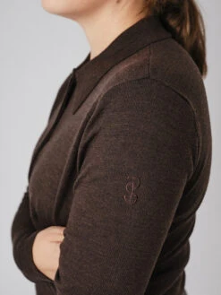 PS Of Sweden Hailey Fine Knit Sweater Coffee -Equestrian Supply Store 281 f4fd10b2fb hailey coffe 0026 original