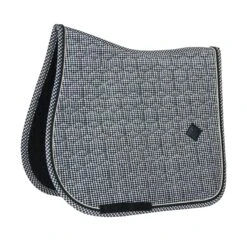 Kentucky Pied-de-Poule Jump Saddle Pad Black
