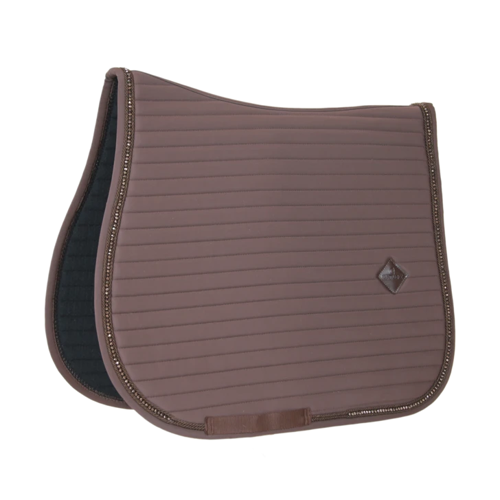 Kentucky Pearls Jump Saddle Pad Brown 3 Kentucky Pearls Jump Saddle Pad Brown