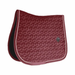 Kentucky Velvet Jump Saddle Pad Bordeaux