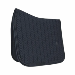 Kentucky Velvet Pearls Dressage Saddle Pad Black
