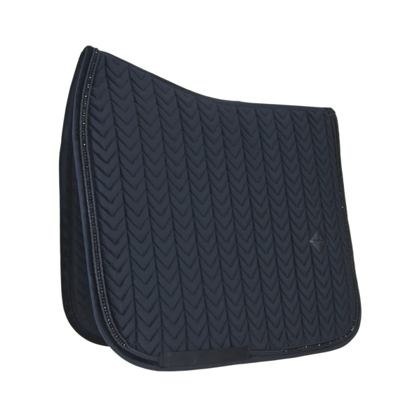 Kentucky Velvet Pearls Dressage Saddle Pad Black 3 Kentucky Velvet Pearls Dressage Saddle Pad Black