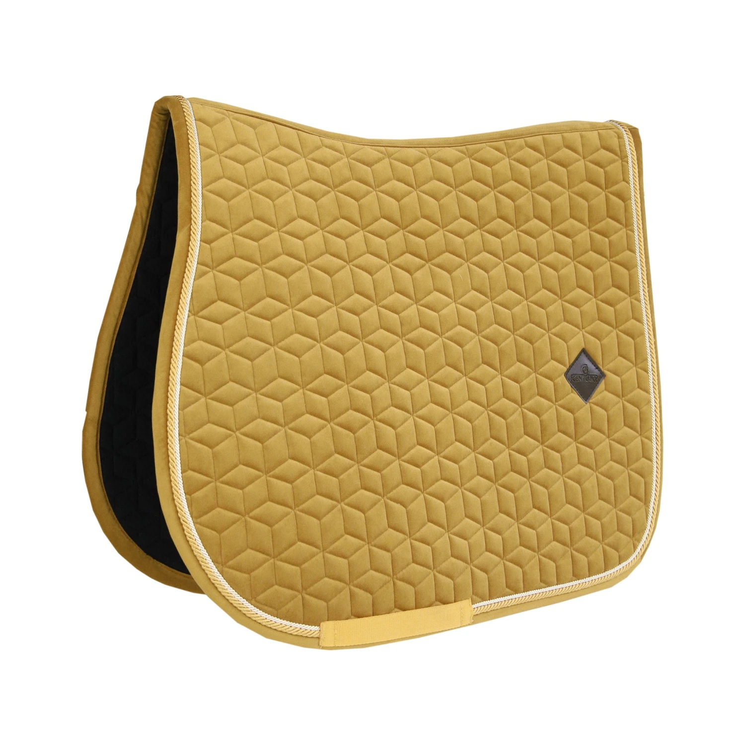 Kentucky Velvet Jump Saddle Pad Mustard 3 Kentucky Velvet Jump Saddle Pad Mustard