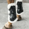 Kentucky Bamboo Shield Sheepskin Tendon Boots Black