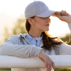LeMieux Simone Cap Grey 5 LeMieux Simone Cap Grey -Equestrian Supply Store 4d9a3329 copy