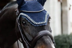 Kentucky Wellington Big Stone & Pearl Ear Bonnet Dark Navy
