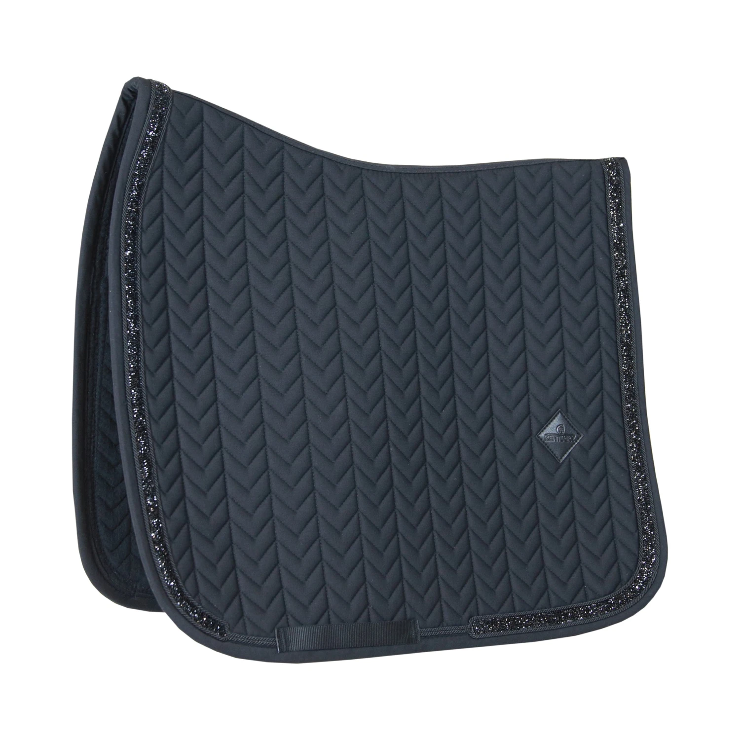 Kentucky Glitter Stone Dressage Saddle Pad Black 3 Kentucky Glitter Stone Dressage Saddle Pad Black