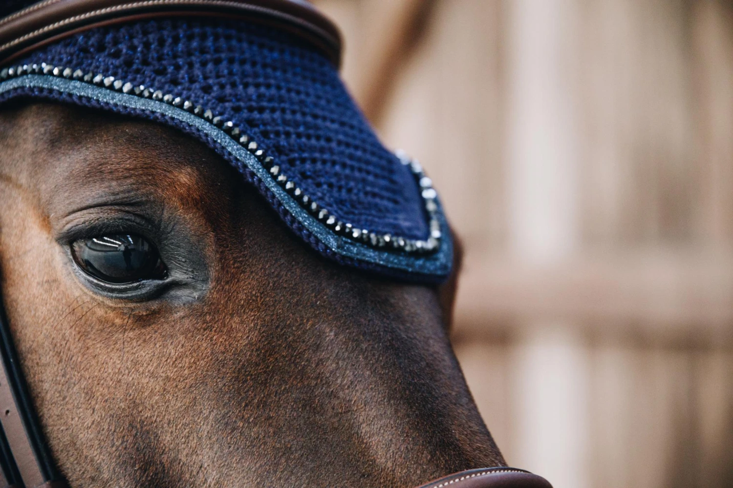 Kentucky Glitter Band Soundless Wellington Ear Bonnet Dark Navy 4 Kentucky Glitter Band Soundless Wellington Ear Bonnet Dark Navy - Image 2