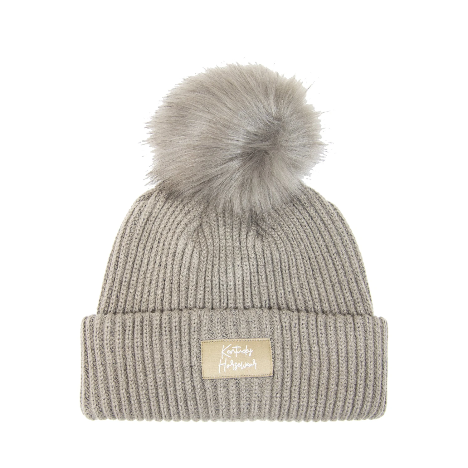 Kentucky Beanie Pompom Beige 3 Kentucky Beanie Pompom Beige
