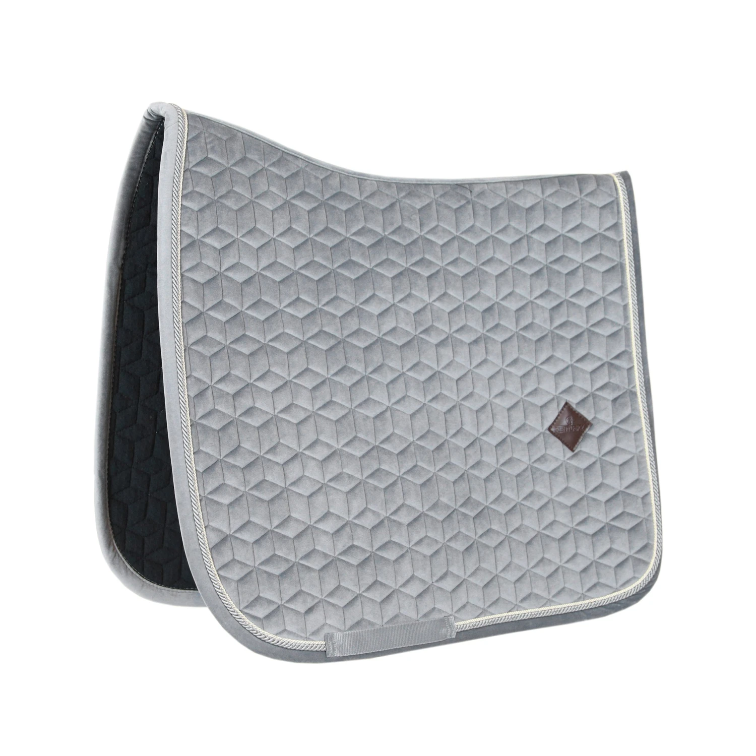 Kentucky Velvet Dressage Saddle Pad Grey 3 Kentucky Velvet Dressage Saddle Pad Grey