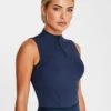 Aztec Diamond Sleeveless Base Layer Navy 2 Aztec Diamond Sleeveless Base Layer Navy -Equestrian Supply Store AD22ndJuly578c