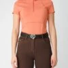 PS Of Sweden Adele Short Sleeve Base Layer Ginger -Equestrian Supply Store Adele ss Ginger 220209 PSOS8361 1500x2000 1