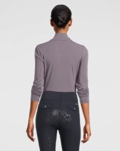 PS Of Sweden Alessandra Base Layer Grey 13 PS Of Sweden Alessandra Base Layer Grey -Equestrian Supply Store Alessandra Grey Back 2