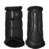Equestrian Stockholm Fleece Brushing Boots Black Edition 1 Equestrian Stockholm Fleece Brushing Boots Black Edition -Equestrian Supply Store Black Brushing boots
