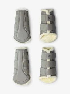 PS Of Sweden Fleece Brushing Boots Moon Rock