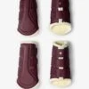 PS Of Sweden Fleece Brushing Boots Wine -Equestrian Supply Store Brushing Boots Wine 7580 1500x2000 1