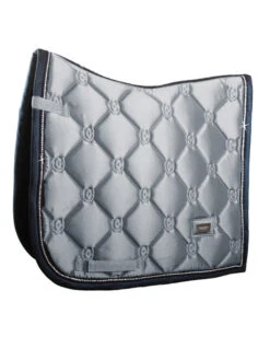 Equestrian Stockholm Dressage Saddle Pad Crystal Grey