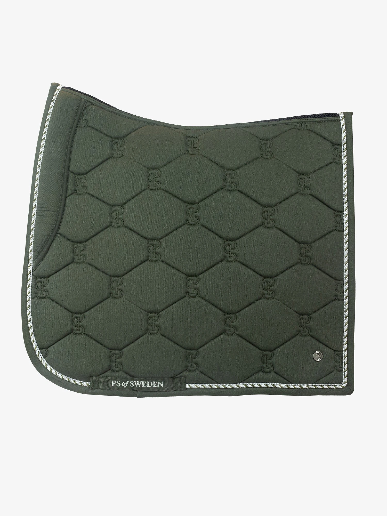 PS Of Sweden Cotton Signature Dressage Saddle Pad Forest Green 3 PS Of Sweden Cotton Signature Dressage Saddle Pad Forest Green