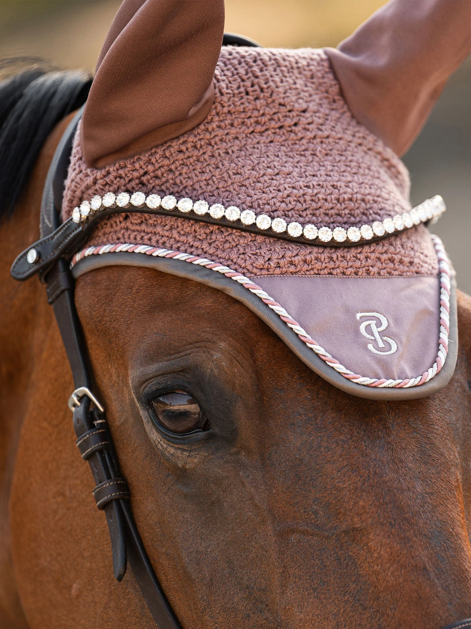 PS Of Sweden Signature Ear Bonnet Dusty Mauve 4 PS Of Sweden Signature Ear Bonnet Dusty Mauve - Image 2