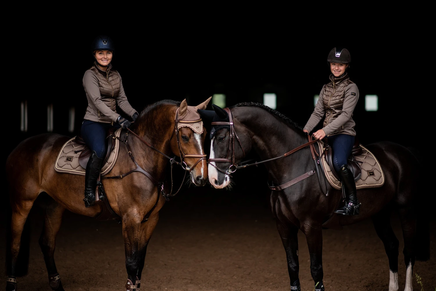 Equestrian Stockholm Ear Bonnet Champagne 5 Equestrian Stockholm Ear Bonnet Champagne - Image 3