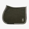 PS Of Sweden Elite Jump Saddle Pad Dark Green -Equestrian Supply Store ELITE Dark Green Jump Saddel pad 9850 1500x2000 1