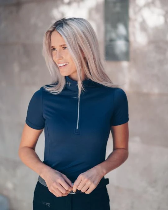 Fager Emma Short Sleeve Base Layer Navy 3 Fager Emma Short Sleeve Base Layer Navy