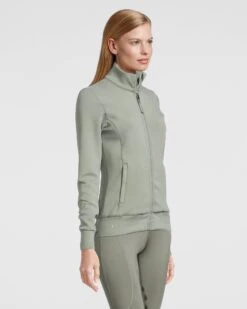 PS Of Sweden Faith Jacket Thyme 8 PS Of Sweden Faith Jacket Thyme -Equestrian Supply Store Faith Thyme Front Right 2