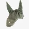 PS Of Sweden Cotton Signature Ear Bonnet Forest Green -Equestrian Supply Store Fly Hat Hotline Forest Green 5A6A6717 1500x2000 1
