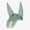 PS Of Sweden Bow Ear Bonnet Thyme -Equestrian Supply Store FlyHatBowThyme