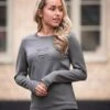 Fager Holly Sweater Grey -Equestrian Supply Store Holly grey 2 1920x2400 1