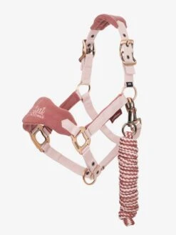 LeMieux Mini Vogue Headcollar & Lead Pink Quartz