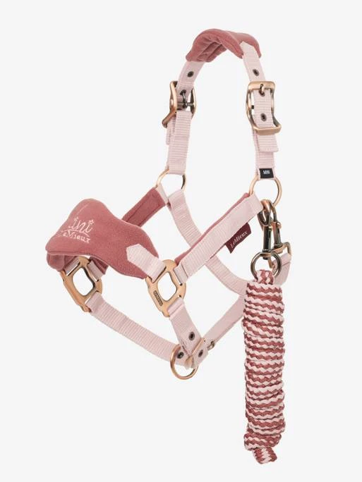 LeMieux Mini Vogue Headcollar & Lead Pink Quartz 3 LeMieux Mini Vogue Headcollar & Lead Pink Quartz