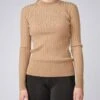 PS Of Sweden Klara Knit Sweater Camel -Equestrian Supply Store Kiara camel 0008