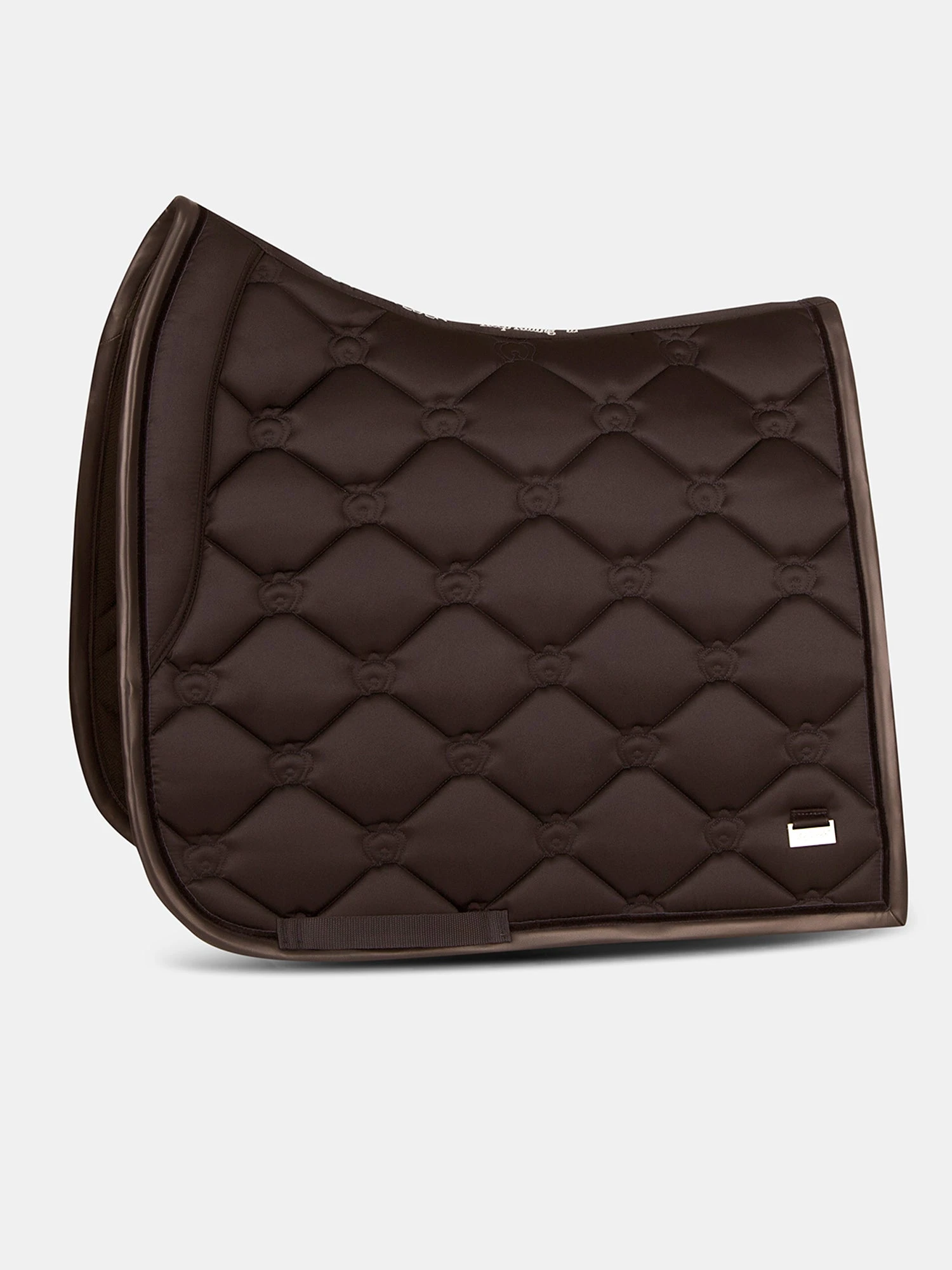 PS Of Sweden Monogram Dressage Saddle Pad Coffee 3 PS Of Sweden Monogram Dressage Saddle Pad Coffee