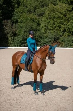 Equestrian Stockholm Dressage Saddle Pad Aurora Blues 11 Equestrian Stockholm Dressage Saddle Pad Aurora Blues -Equestrian Supply Store MG 9658