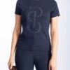 PS Of Sweden Signe Cotton T-Shirt Navy -Equestrian Supply Store Navy Signe ss cotton tee 8778 1500x2000px