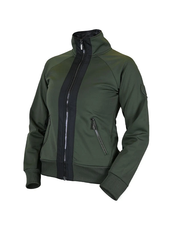 Equestrian Stockholm Bounded Fleece Jacket Deep Olivine 3 Equestrian Stockholm Bounded Fleece Jacket Deep Olivine