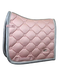 Equestrian Stockholm Dressage Saddle Pad Pink Crystal