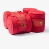 PS Of Sweden Stardust Bandages Dark Red 2 PS Of Sweden Stardust Bandages Dark Red -Equestrian Supply Store Polos Stardust Dark Red Gold 9574 1500x2000px