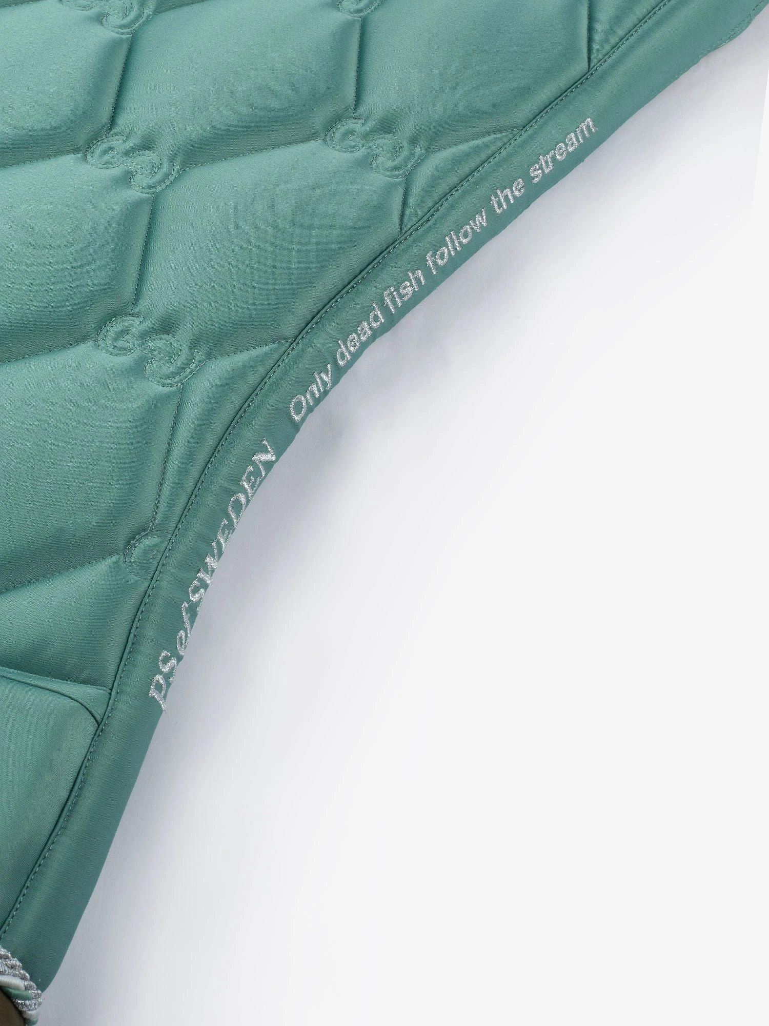 PS Of Sweden Signature Jump Saddle Pad Celadon 4 PS Of Sweden Signature Jump Saddle Pad Celadon - Image 2