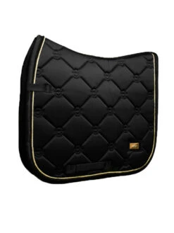 Equestrian Stockholm Dressage Saddle Pad Black Gold 11 Equestrian Stockholm Dressage Saddle Pad Black Gold -Equestrian Supply Store Saddlepad Black edition gold cob ESstockholm