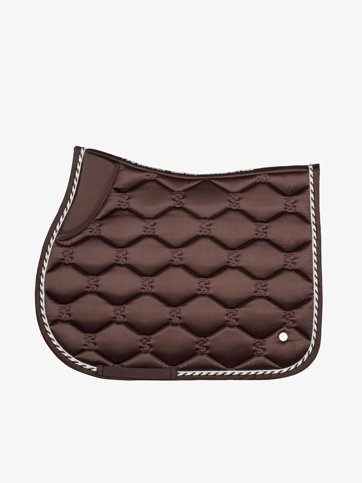 PS Of Sweden Signature Jump Saddle Pad Coffee 3 PS Of Sweden Signature Jump Saddle Pad Coffee