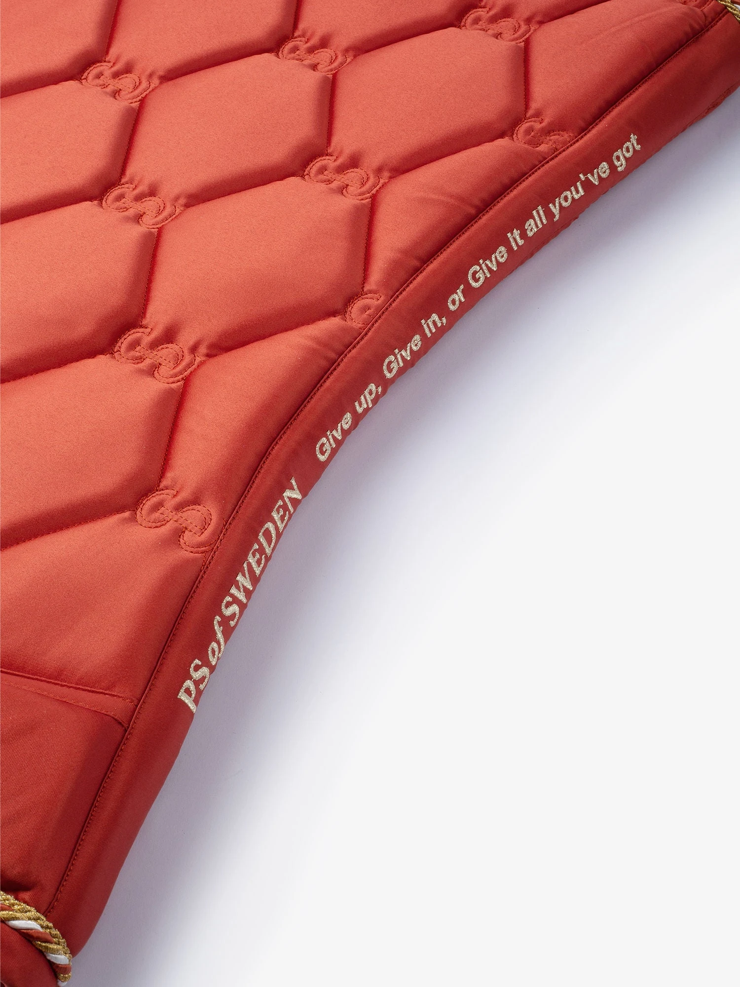 PS Of Sweden Signature Jump Saddle Pad Burnt Orange 5 PS Of Sweden Signature Jump Saddle Pad Burnt Orange - Image 3